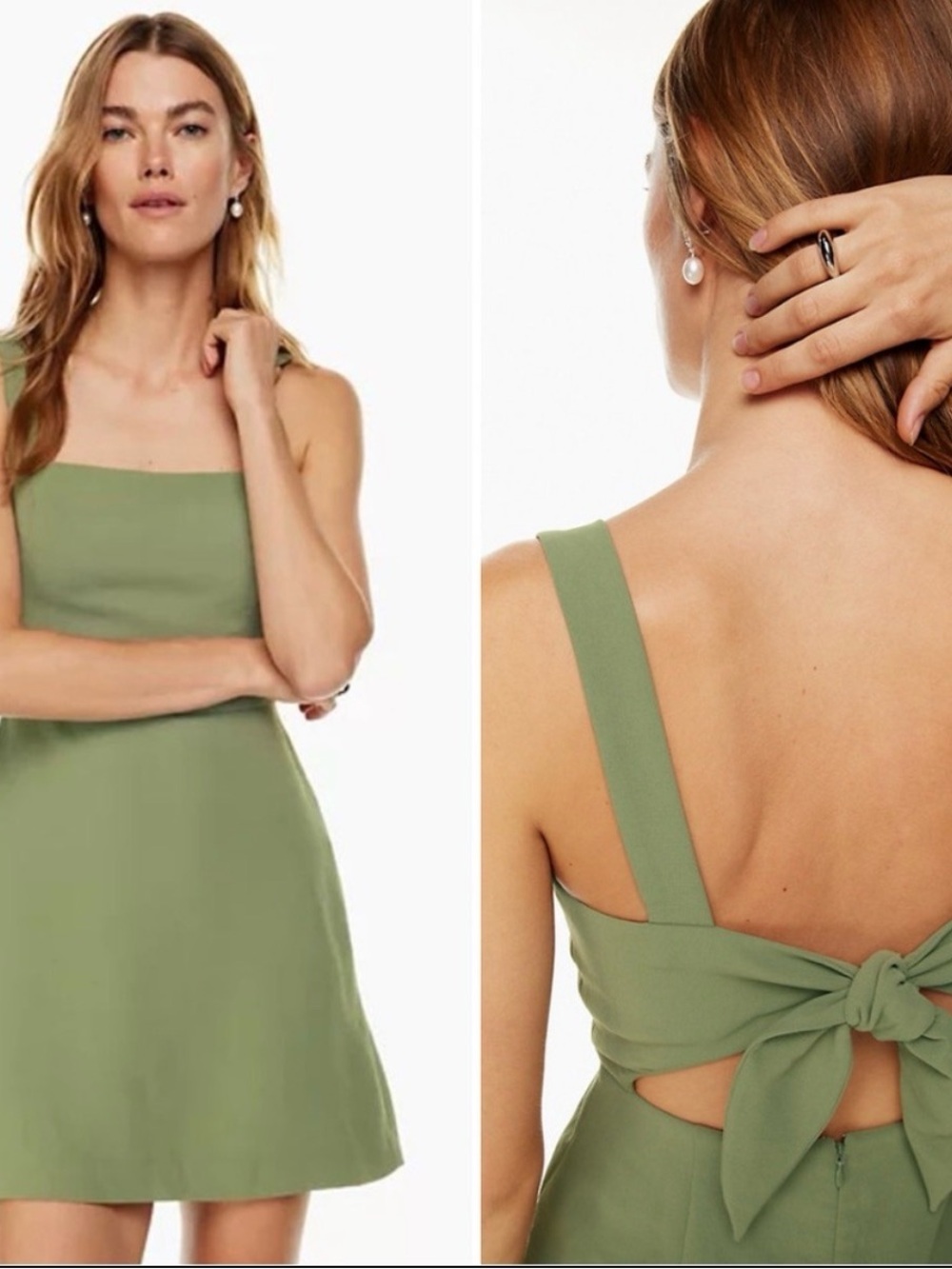 Aritzia Wilfred Aperature Tie-Back Dress